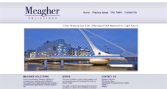 Desktop Screenshot of meaghersolicitors.com