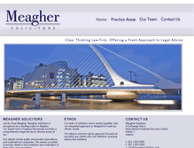 Tablet Screenshot of meaghersolicitors.com